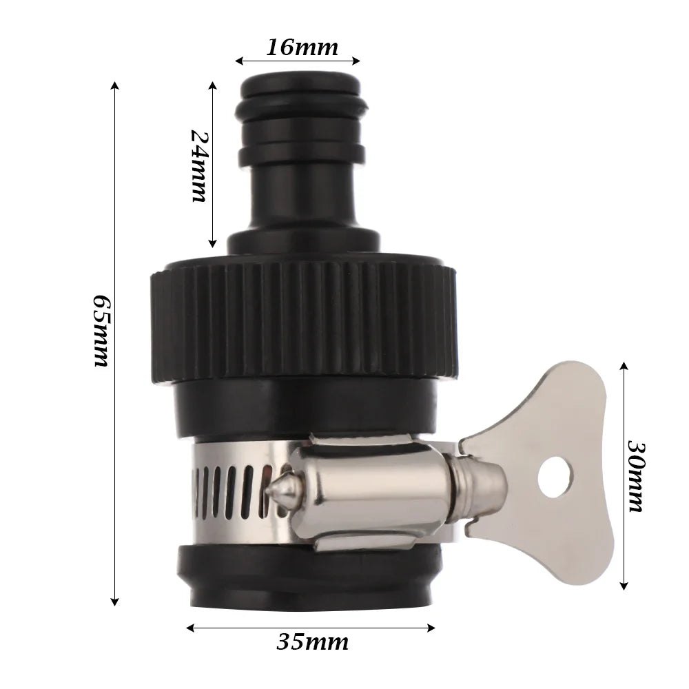 Universal Tap Connector Adapter Mixer Hose Pipe Joiner Fitting Universal  Water Faucet Garden Kitchen Supplies