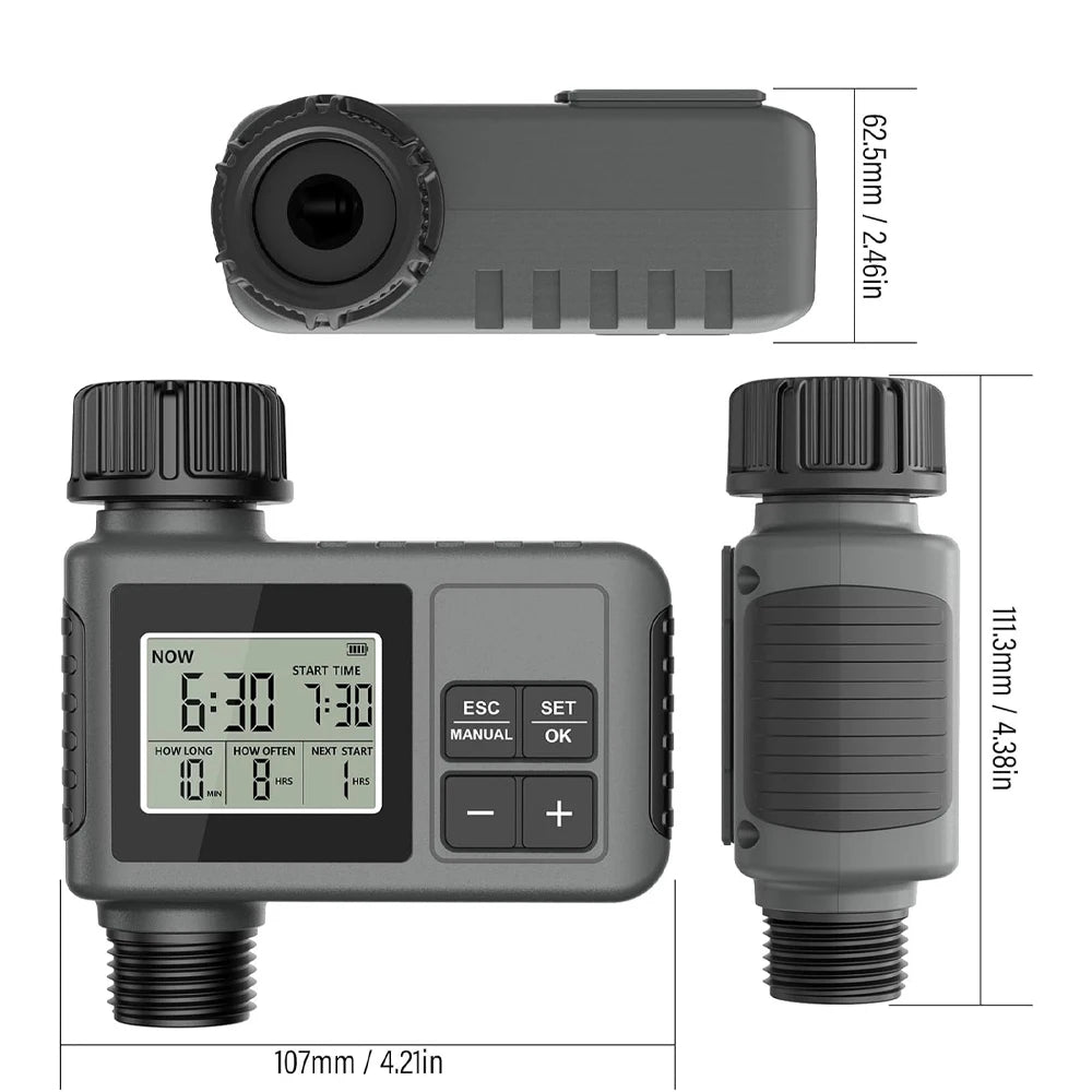 Automatic Digital Water Timer With LCD Display