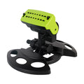 16 Hole 180° Rotating Garden Sprinkler Lawn Irrigation Water Sprayer Adjustable Coverage Patio Yard Watering