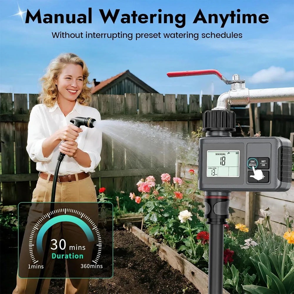 Automatic Digital Water Timer With LCD Display