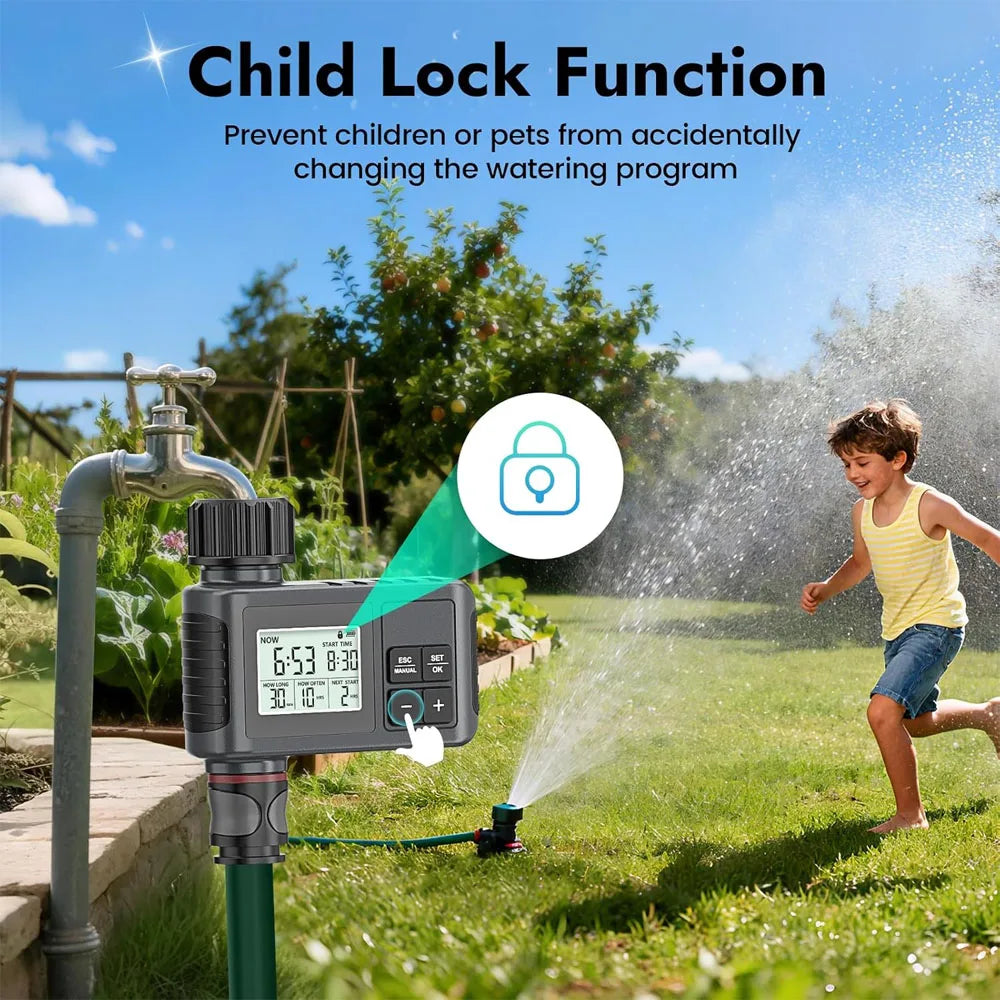 Automatic Digital Water Timer With LCD Display