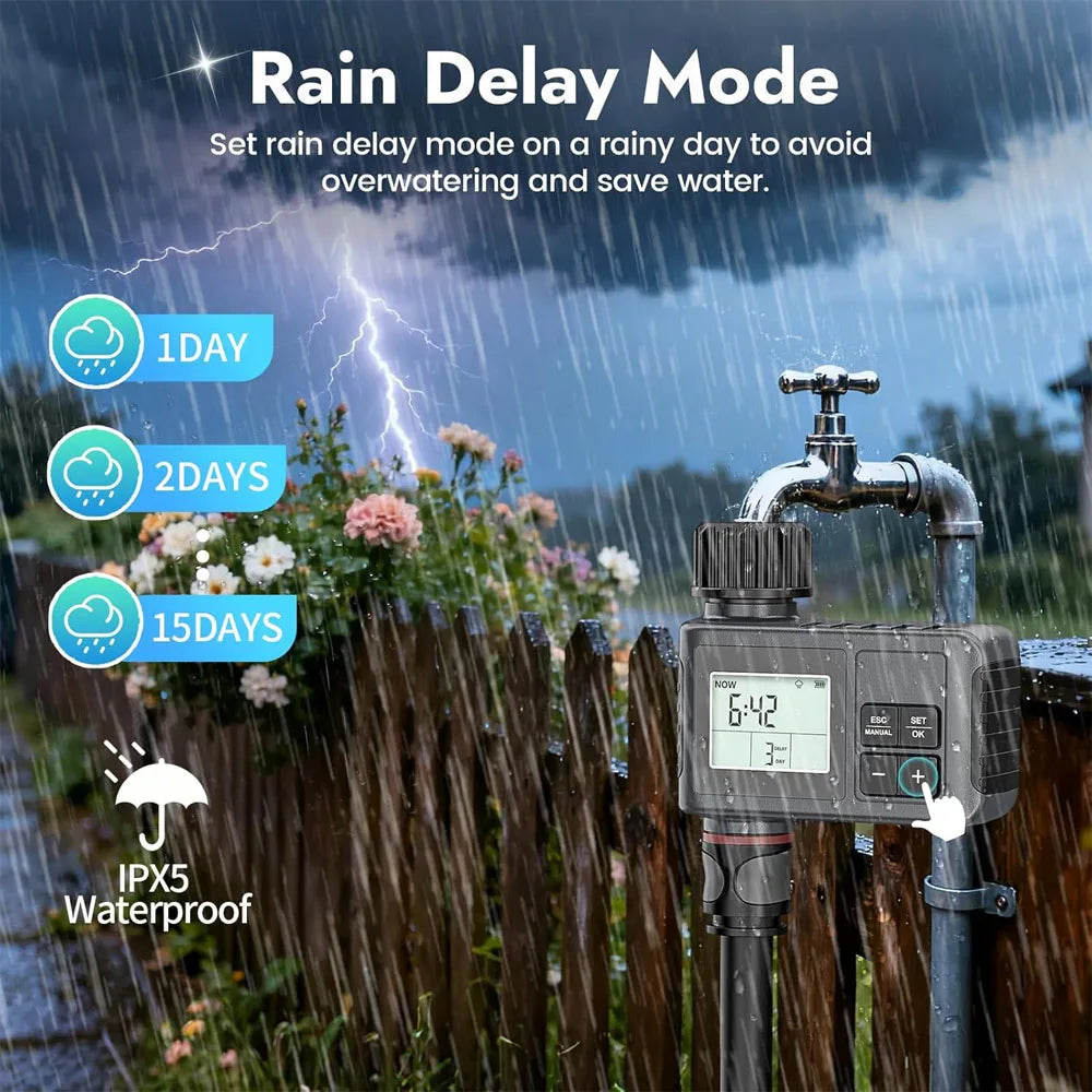 Automatic Digital Water Timer With LCD Display