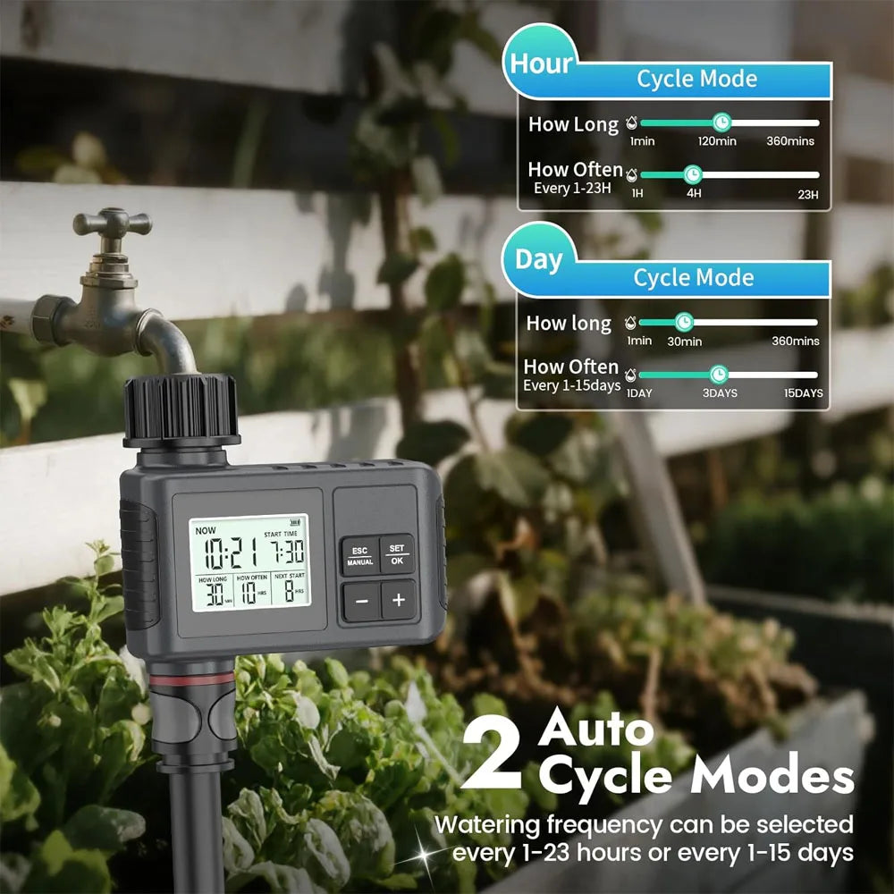 Automatic Digital Water Timer With LCD Display